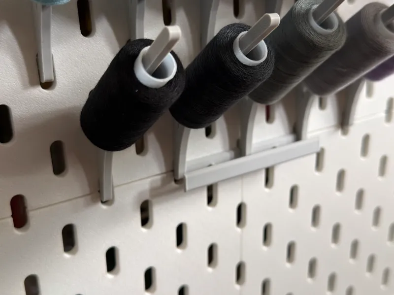 IKEA Skadis Pegboard Support and Clamps