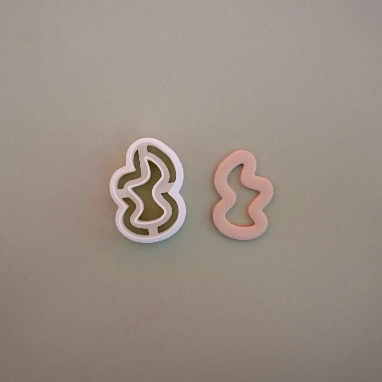 Abstract Polymer Clay Cutter Earrings Necklaces view 2