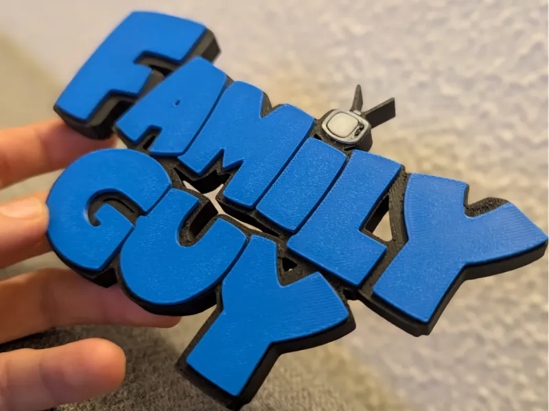 Family Guy Logo Sign "Uma Família da Pesada