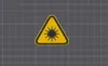 Sign - Danger Laser Beam 1 Piece