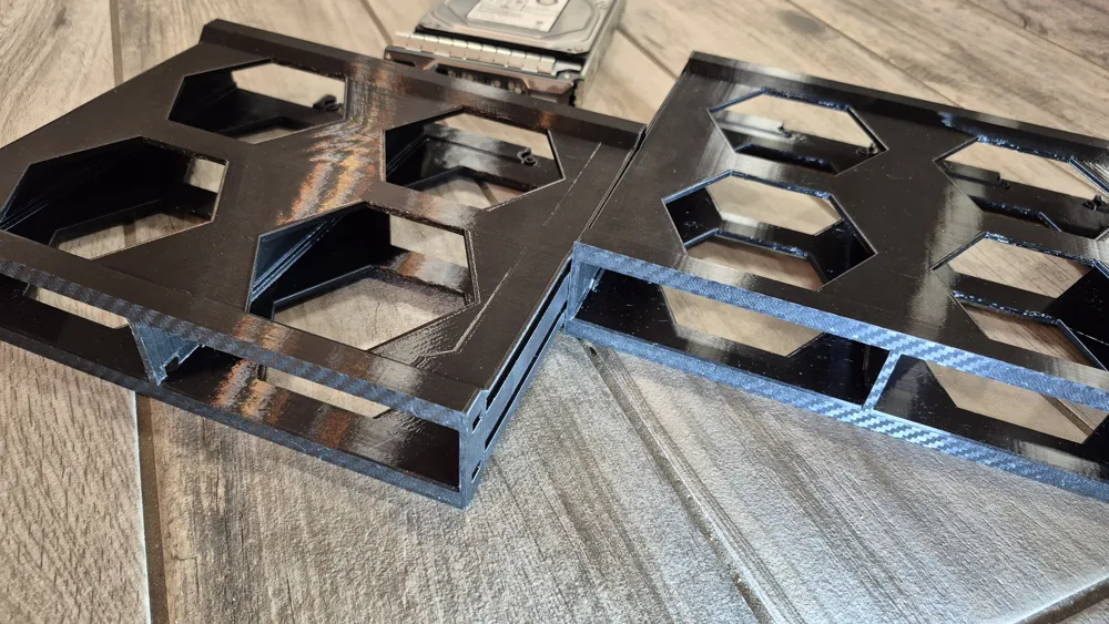 19 inch Rack 1U - 4 x 3.5 inch HDD - Free 3D Print Model - MakerWorld