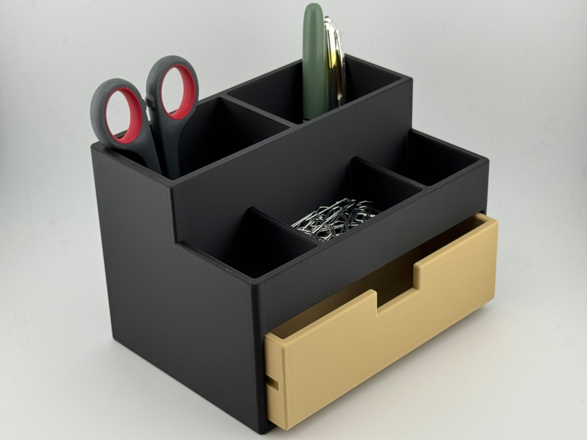 Office Desk Organizer with Sliding Drawer 