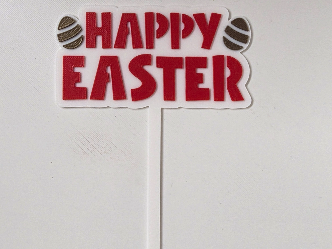 Happy Easter Cake Topper