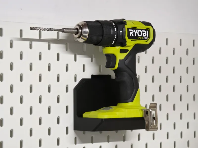 Ryobi ONE+ 18v Drill Holder for IKEA SKADIS