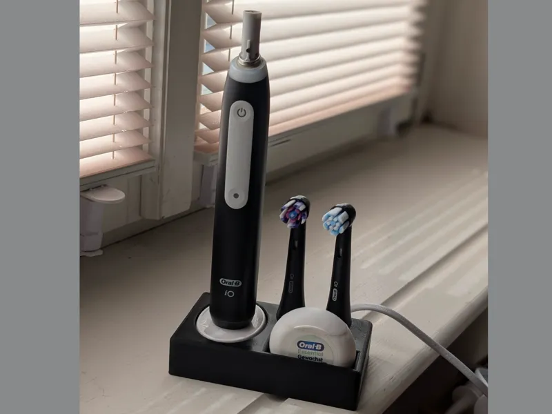 Oral-B Toothbrush Floss Replacement Heads Stand 