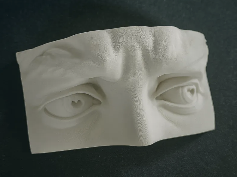 Eyes of Michelangelo's David