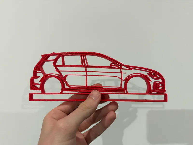 GOLF 7 GTI décoration murale