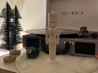 White nutcrackers Ver 1 and 2 print and paint. 2hr