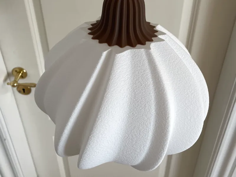 Fuzzy Lilly Lamp