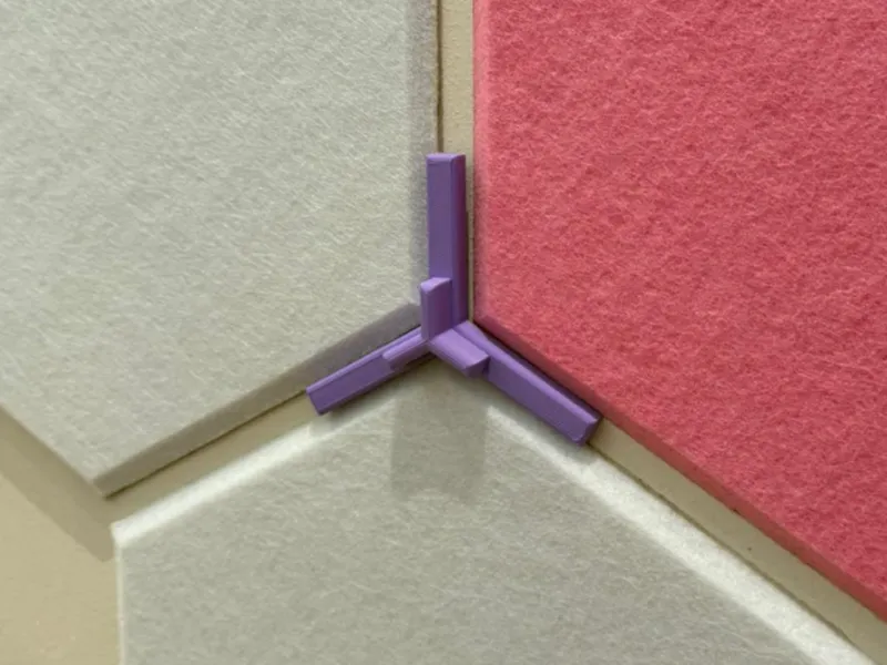 Wall Hexagon Spacer (10cm)