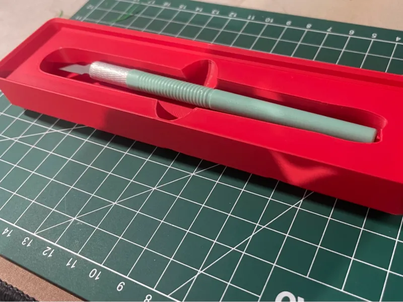 Gridfinity detailing blade holder 