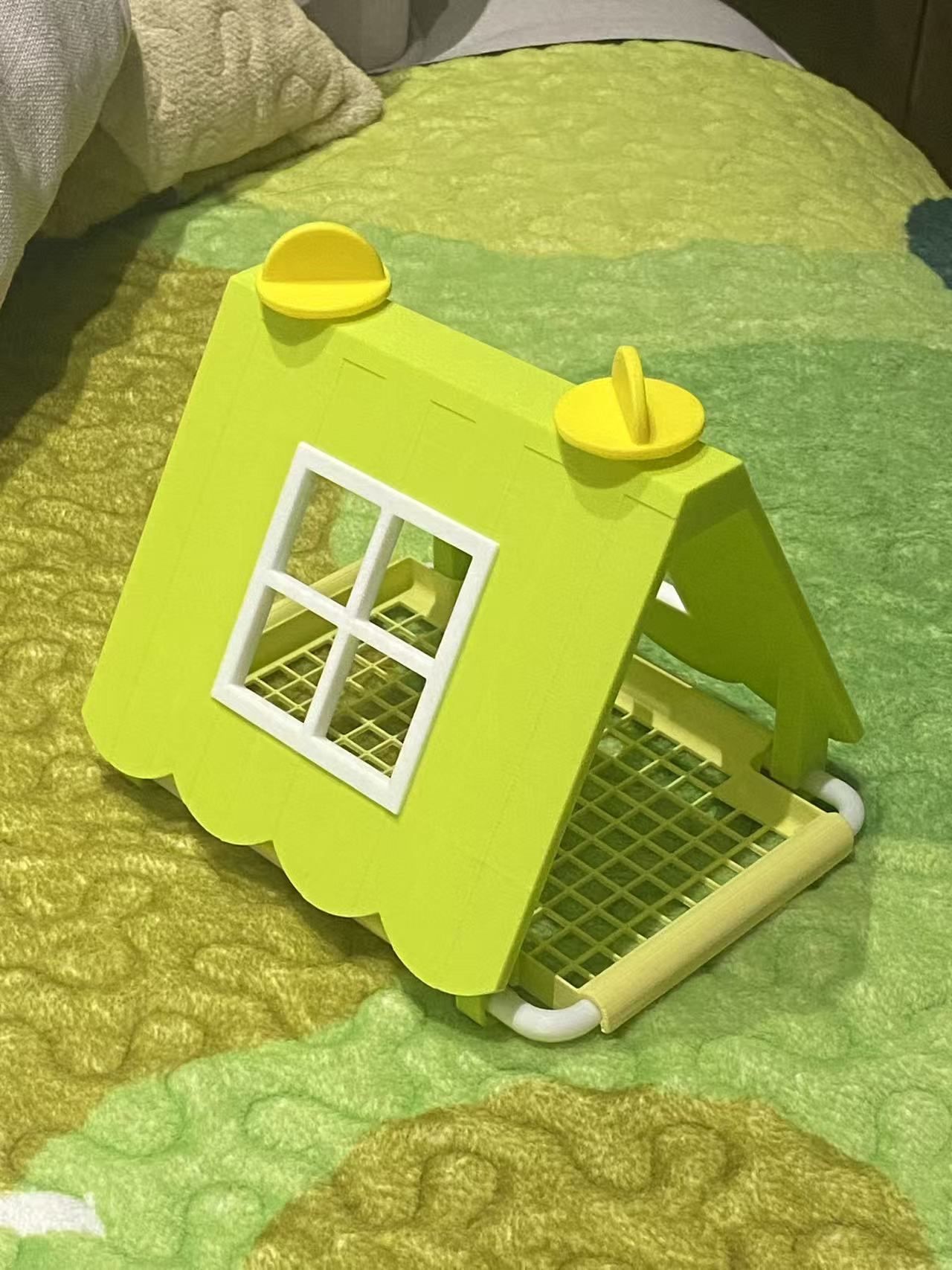 Miniatura 2 do modelo 3D 鸟窝 鹦鹉窝 小鸟吊床