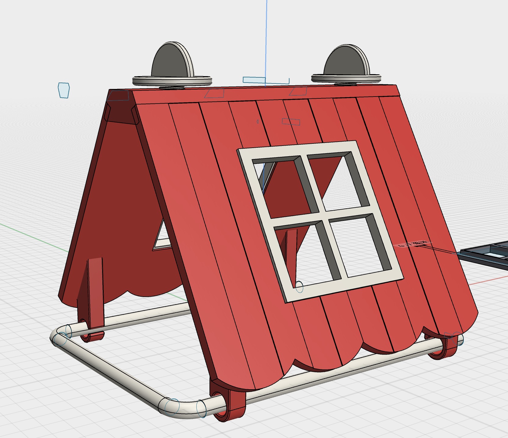 Miniatura 6 del modelo 3D 鸟窝 鹦鹉窝 小鸟吊床