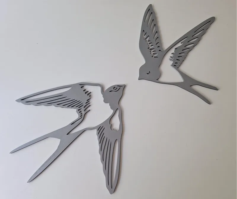 Swallow wall art