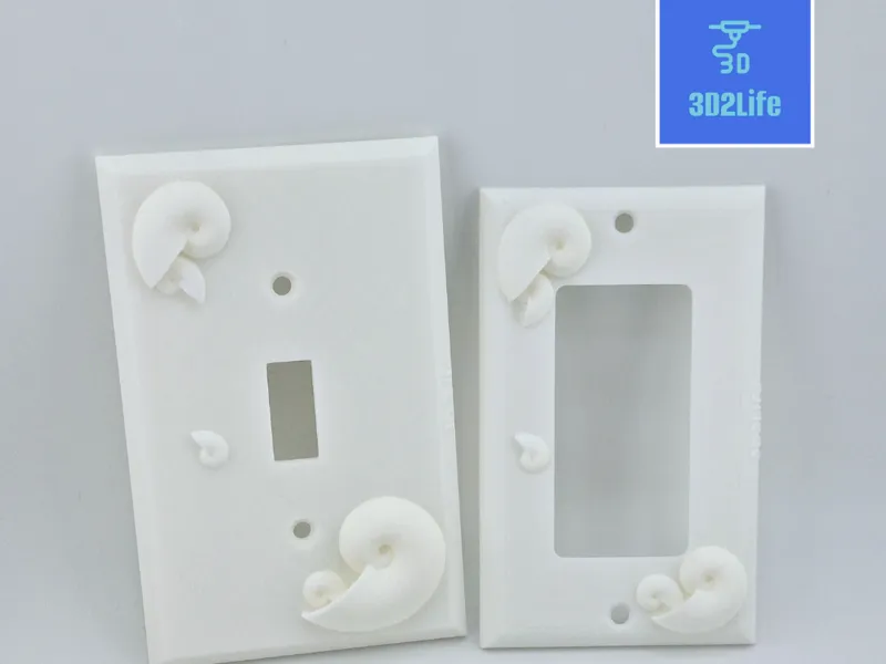 Nautilus Light Switch Cover