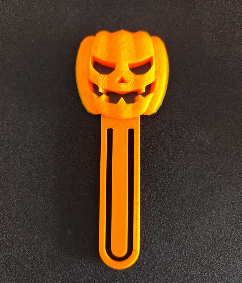 Pumkin bookmark halloween V.1