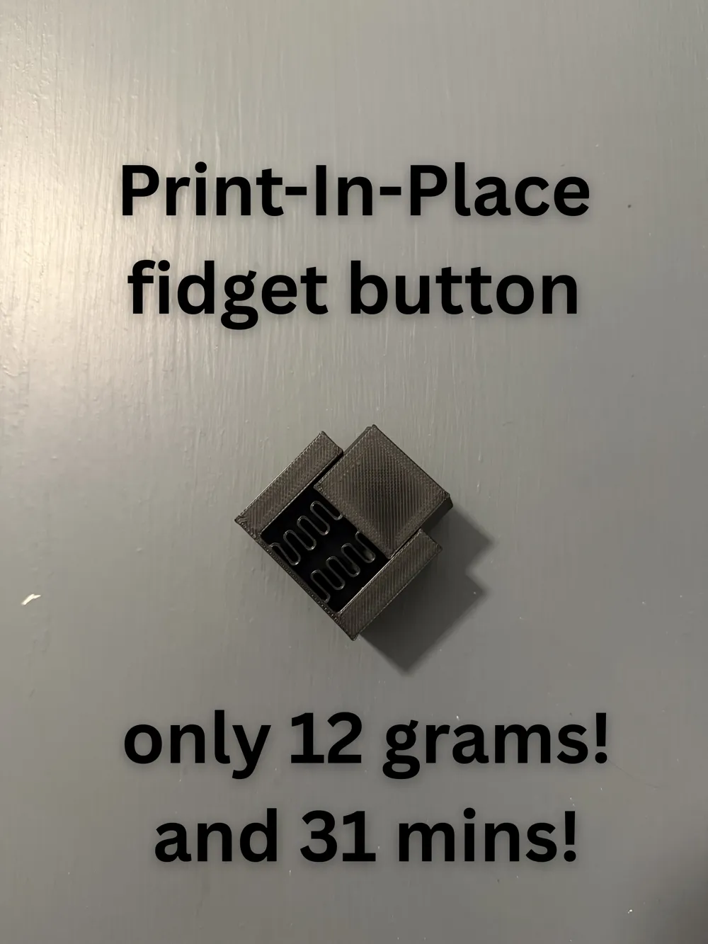 Fidget button - Free 3D Print Model - MakerWorld