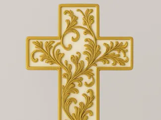 Cross Cake Topper