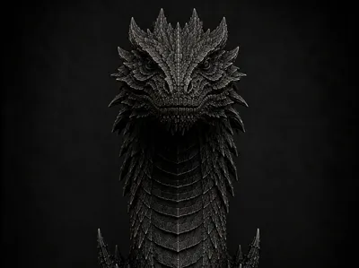 Basilisk Headphone Stand - Dark Fantasy Desk Decor