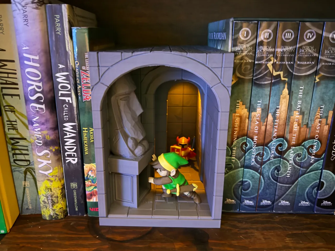 Classic Zelda Dungeon Book Nook view 2