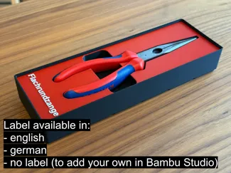 Gridfinity Bin Knipex Beak Pliers 200mm