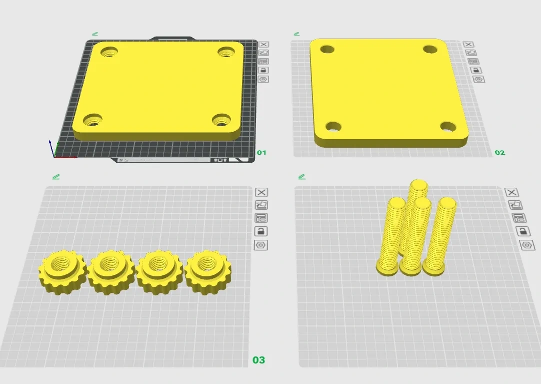 Miniatura 1 do modelo 3D 压平器/压紧器/平面压紧器