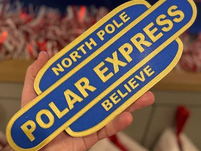 NORTH POLE POLAR EXPRESS BELIEVE SIGN
