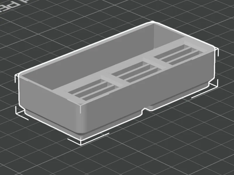Gridfinity 2032 battery holder + charger