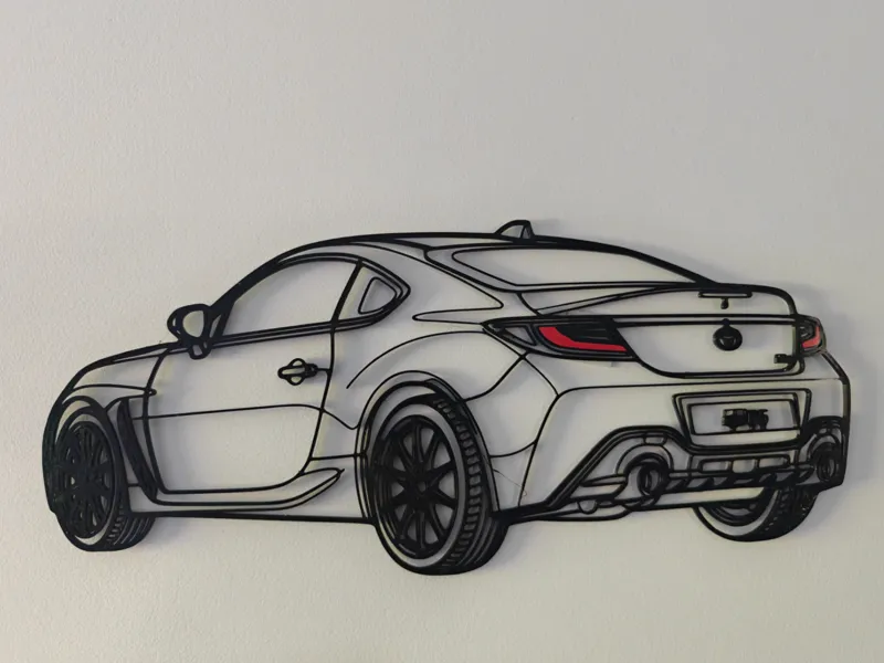 Toyota GR86 Sports Car Wall Art