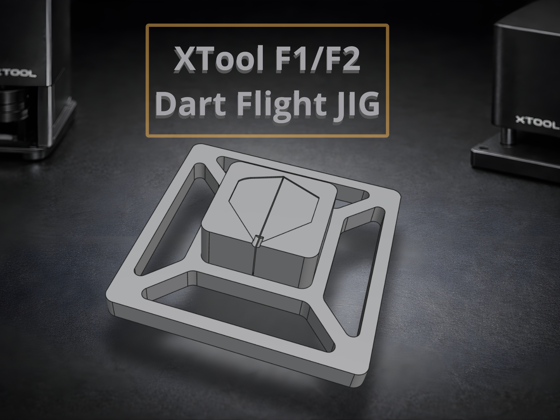 XTool F1/F2 Universal Dart Flight JIG 