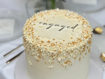 engaged Cake topper 
