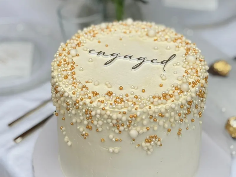 engaged Cake topper