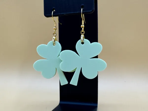 Boucles d'oreilles trèfle