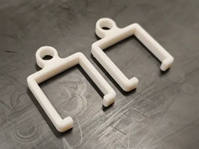 Hook for 20.5mm Square Profile - with Ring Eyelet