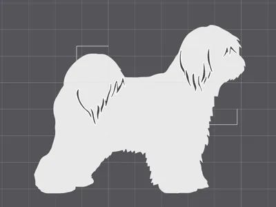 Tibetan Terrier Refrigerator Magnet