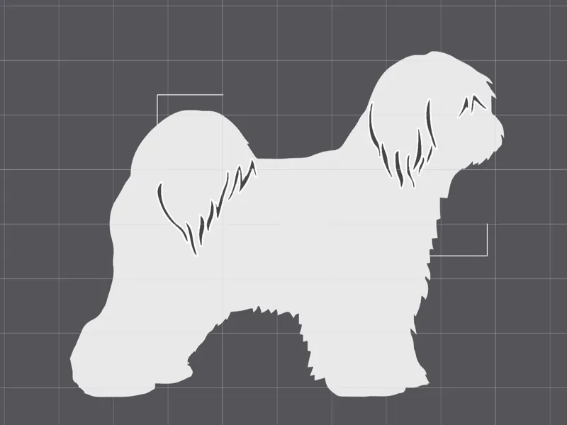 Tibet Terrier Kühlschankmagnet