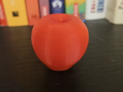 Non-GMO apple decoration