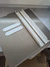 Right and left rail, 2 connectors