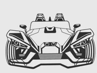 Polaris Slingshot — déco murale — photo 1