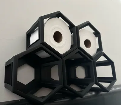 Modern wallmounted TP holder Decor