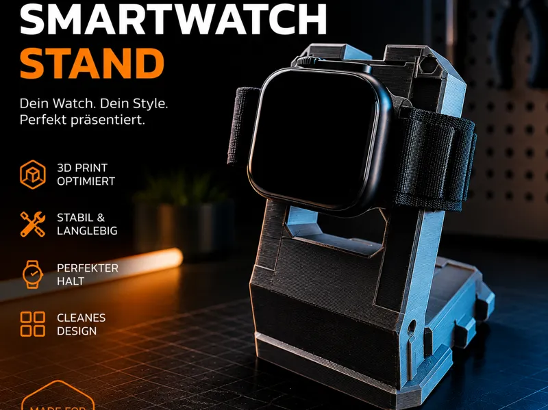 CyberDock – Futuristic Apple Watch Stand