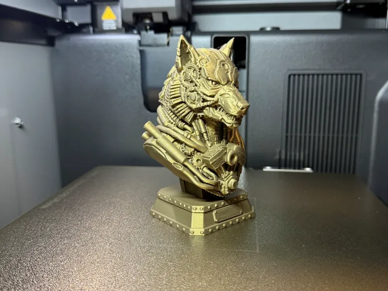 Mechanical Wolves V-Twin Bust