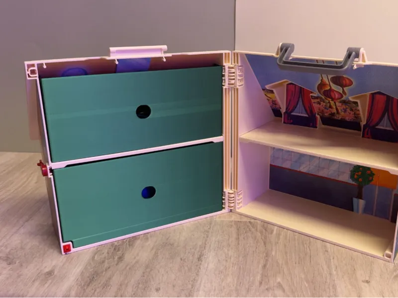Boxen für PLAYMOBIL Puppenhaus 70985