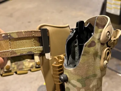 1.75" Molle belt holster retainer