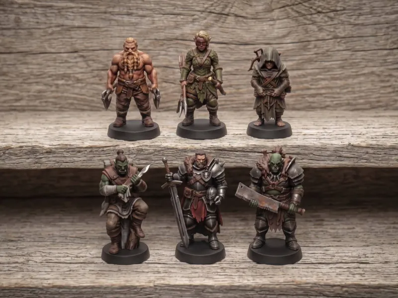 Band of Outcasts - Mercenaries set for TTRPG