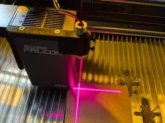 Gravures alignées-pointeur laser pour falcon a1pro
