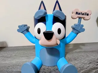 Bluey Piggy Bank Multipart - Easy Print (No AMS) 