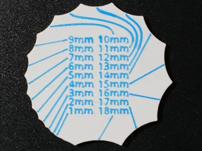 mobile radius gauge 1mm-18mm