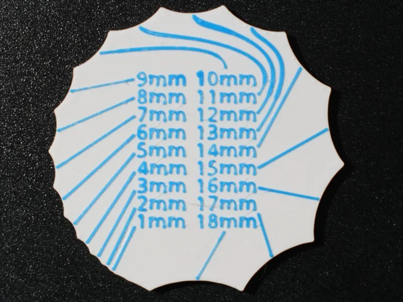 mobiler Radienmesser 1mm-18mm