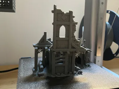 Gothic Cities Ruins - Modular Wargame Terrain 